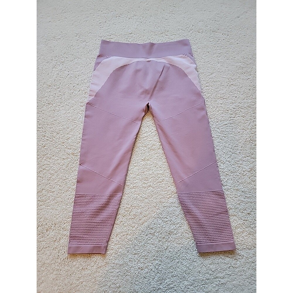 Demi Lovato Fabletics Seamless Statement Leggings XL Mauve Pink NWT - Picture 6 of 9